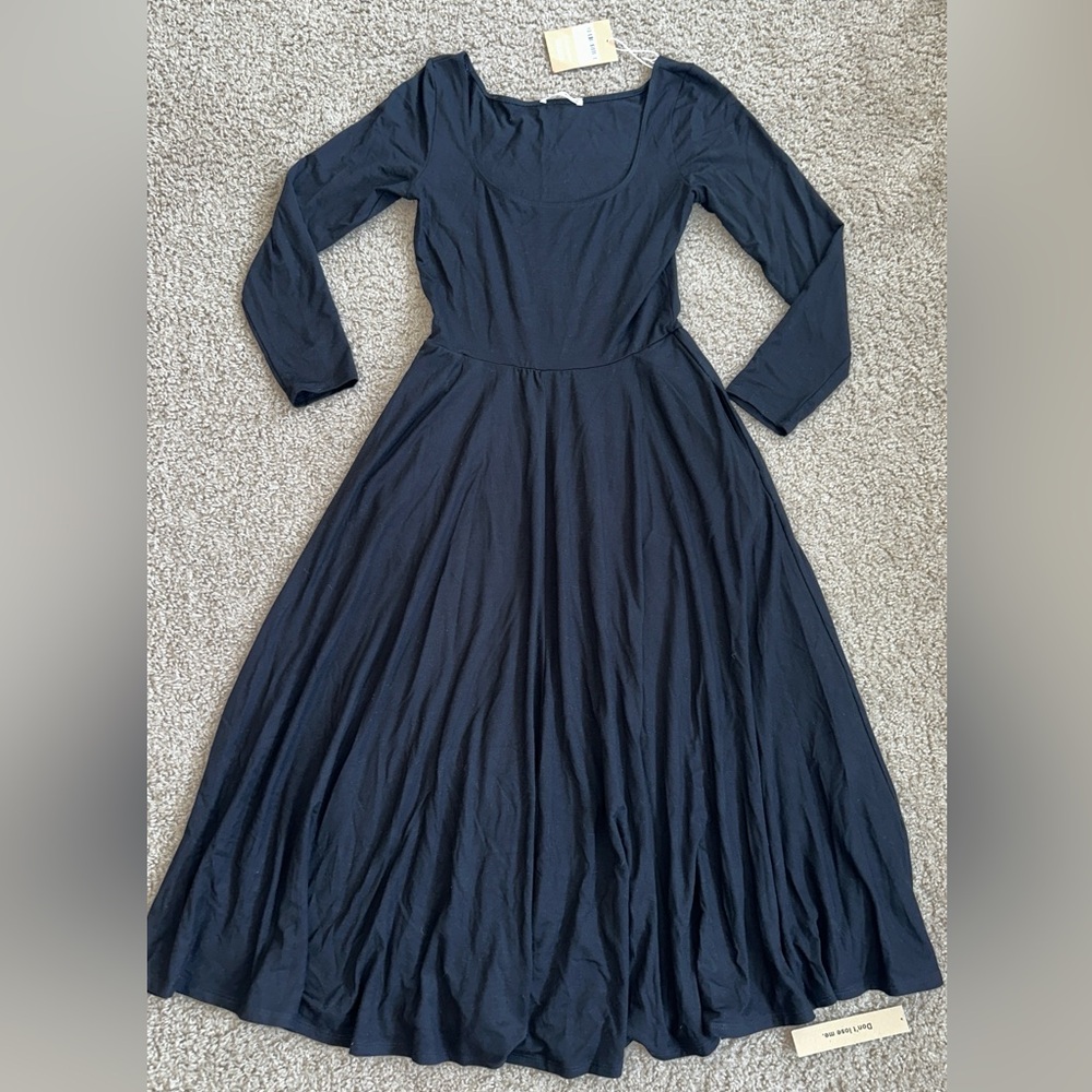 Reformation Black Lou Dress